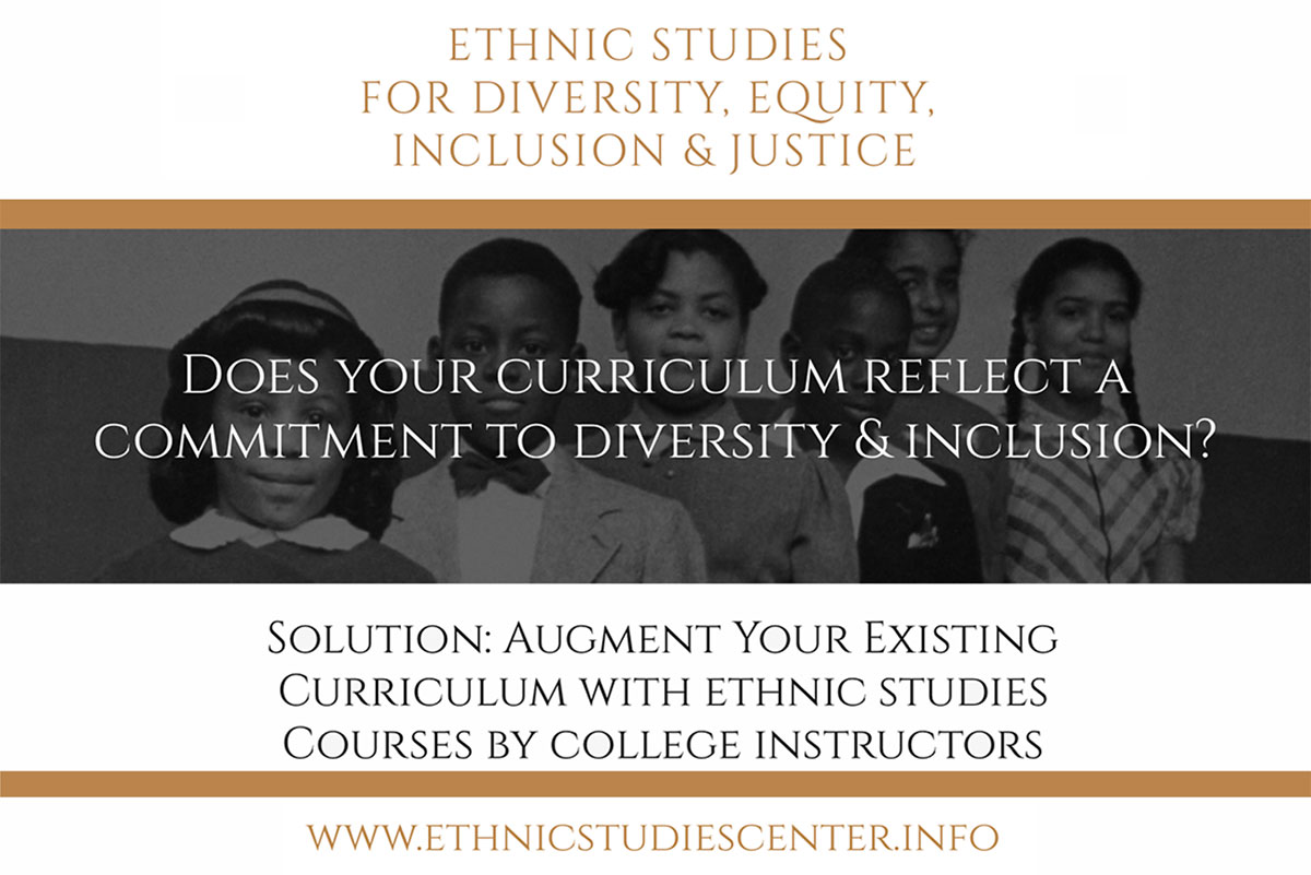 ethnic studies for diversity, equity, inclusion & justice